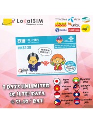 [Expired] 4G Asia 8 Days Unlimited Data SIM card