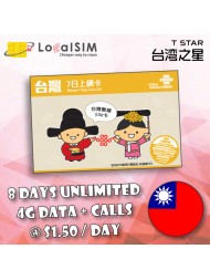 [Expired] 4G Taiwan 8 days (Voice + Unlimited Data) SIM card